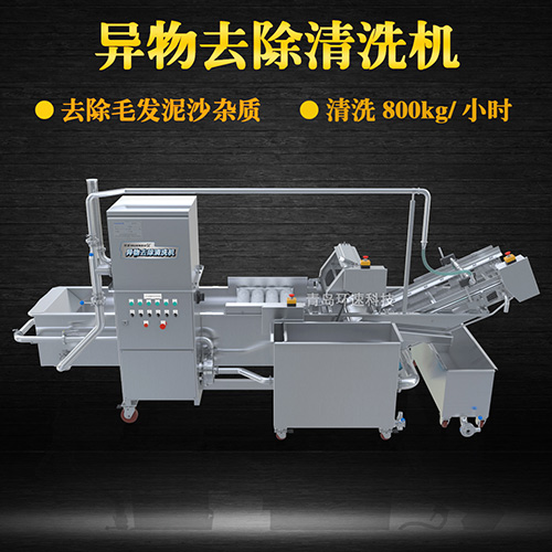 果蔬物料清洗機，氣泡清洗，清洗800kg小時
